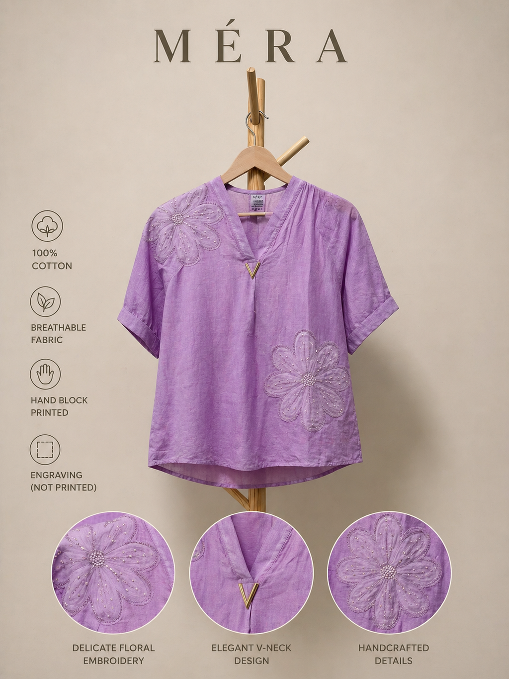 Iris Handcrafted Shirt
