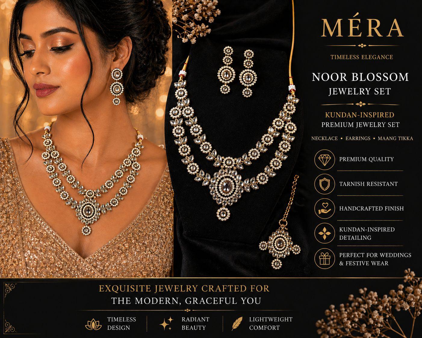 Noor Blossom Jewellery Set