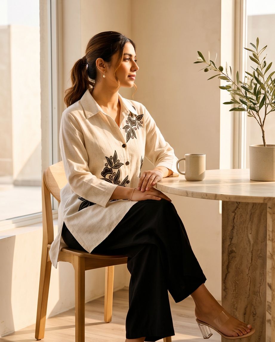 Zarmina Noir Co-ord